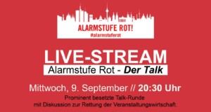 „Alarmstufe Rot“-Demo in Berlin endet mit Live-Talk