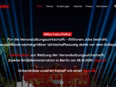 #AlarmstufeRot-Demo mit Campino und anderen Künstlern