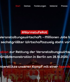 #AlarmstufeRot-Demo mit Campino und anderen Künstlern