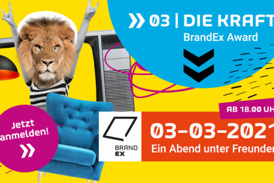 BrandEx Award 2021 live aus dem Streaming Studio Berlin