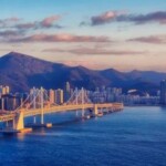 Busan_Skyscapers and Gwangandaegyo Bridge